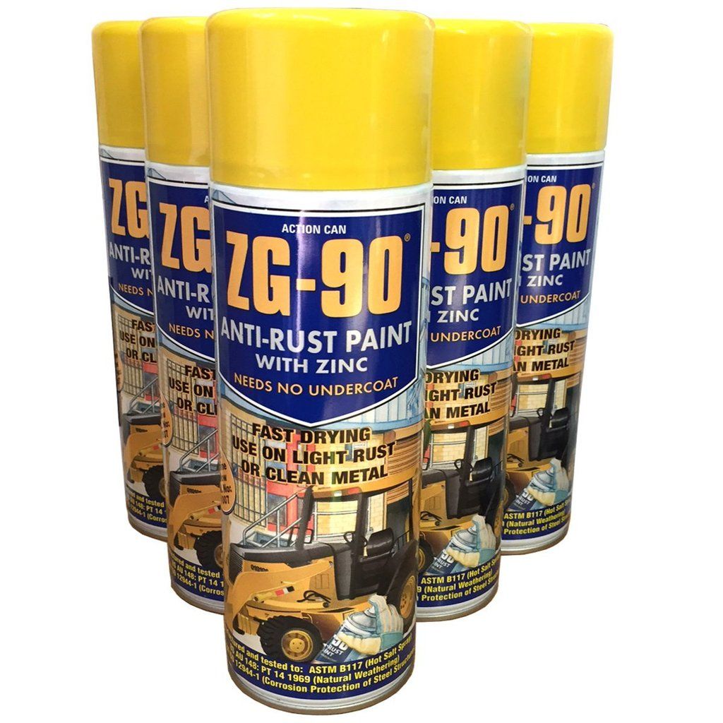 (PACK OF 3) 500ml Safety Yellow ZG90 Zinc Galve Spray Paint Plant